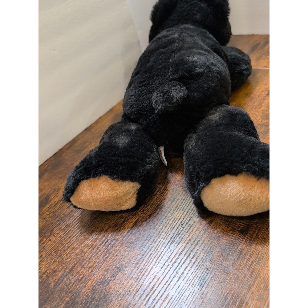 Aurora - Bear - 20" Bear - Black Snuggly Super Soft And Floppy Stuffed Animal - Picture 6 of 7